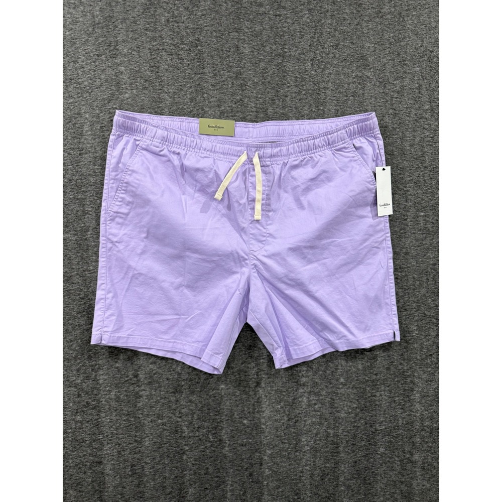 Goodfellow & Co Mens Everyday Shorts Purple Lavender Stretch 7" Inseam XL New